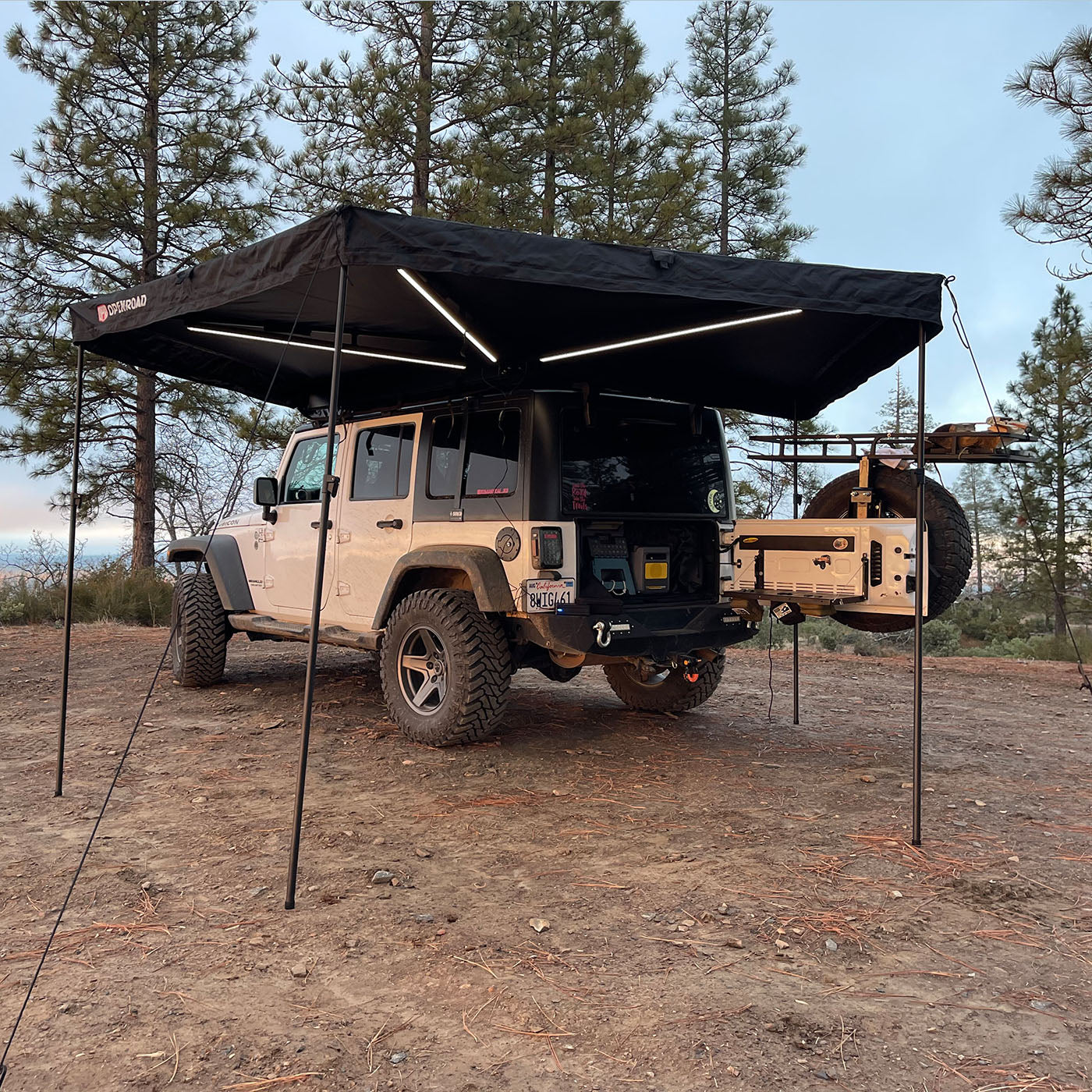 jeep awning tent 270 Degree Freestanding Car Awning