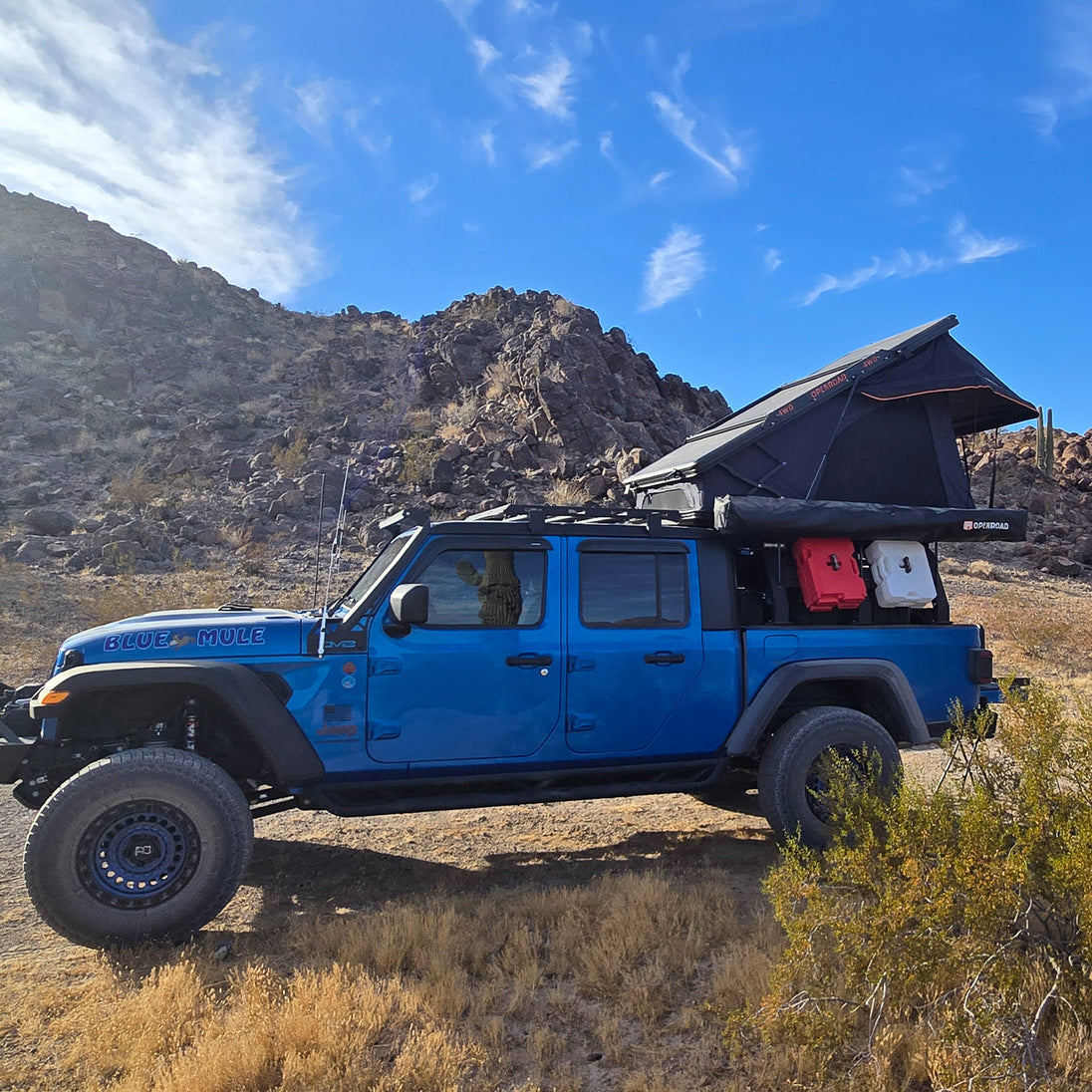 OPENROAD Aluminum Hard Shell Best Roof Top Tent-PeakRoof LT Series openroad4wd.com