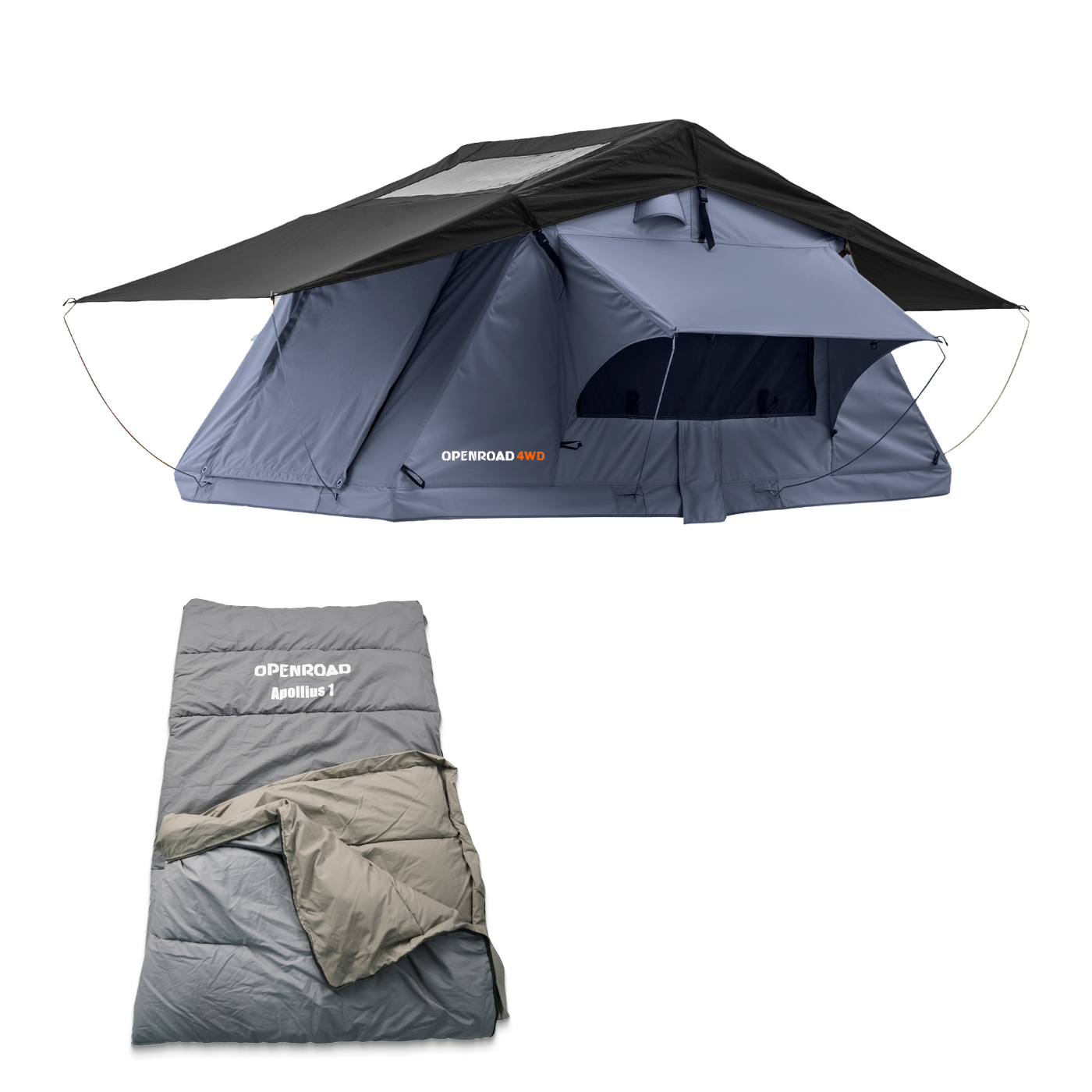 OPENROAD Soft Roof Top Tent Openroad4wd RTT and Sleeping Bag