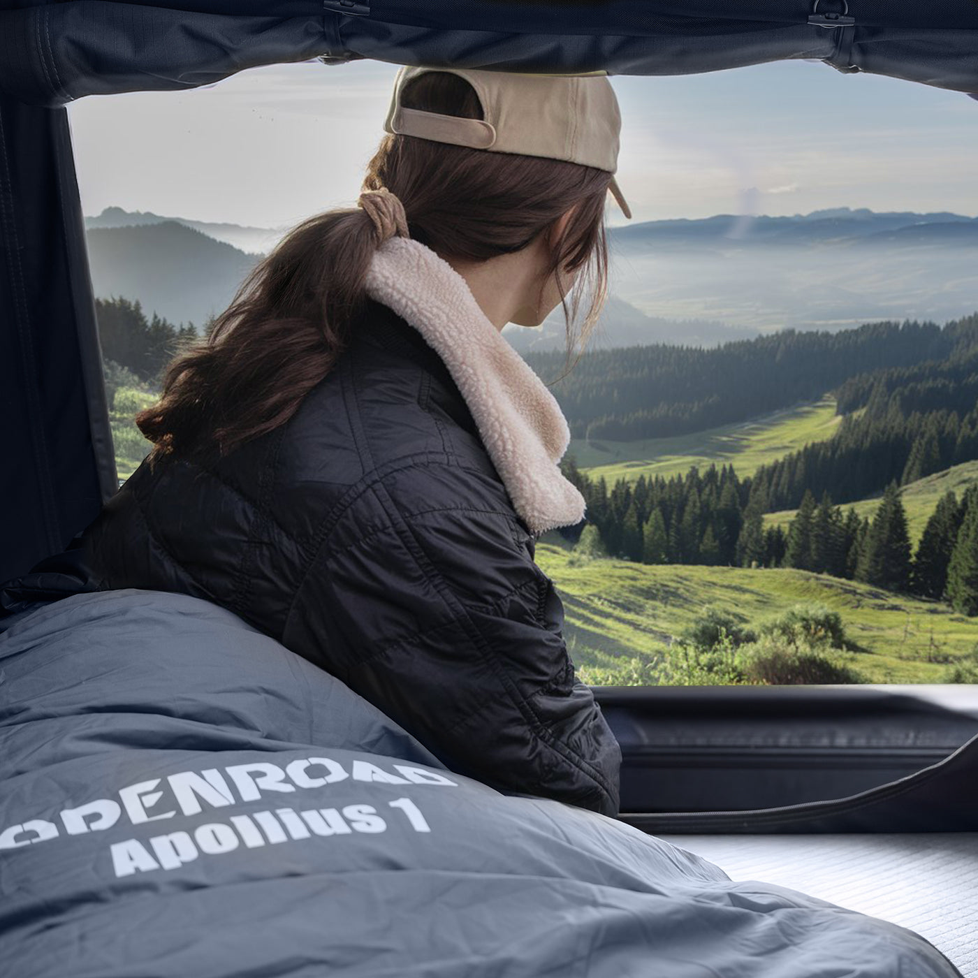 roof top tent europe Soft Shell Roof Top Tent UK/EU|Quick Setup RTT for Car Camping-OPENROAD