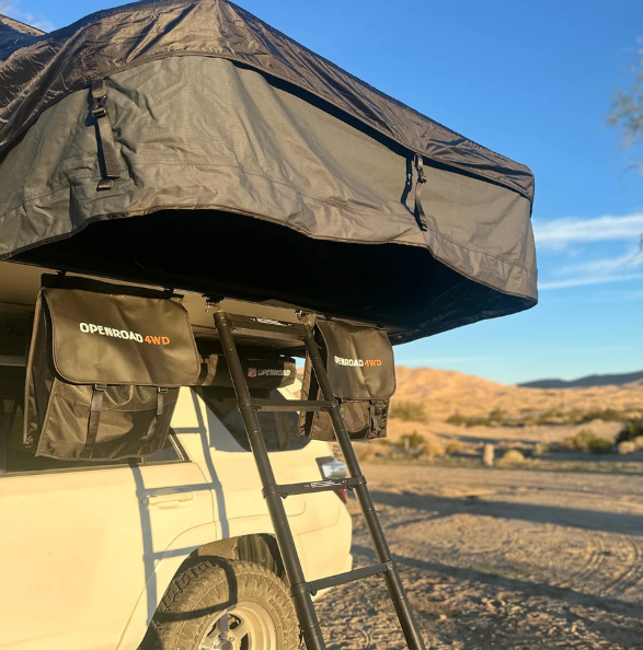 OPENROAD Family Quick-Open Soft Roof Top Tent (4-Person)
